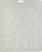 Quilting Creations Leaf Background Quilt Stencil White, 8.5 inch...