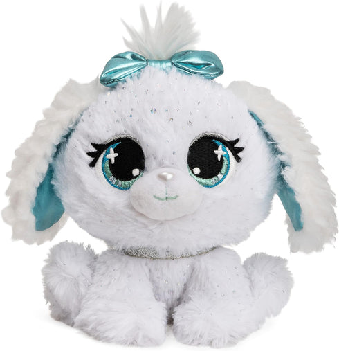 GUND P.Lushes Designer Fashion Pets Bianca Blings Premium Puppy Dog Stuffed Animal, White and Blue, 6”...