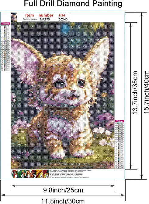 Maripabon 5D Painting by Numbers Kits for Adults Cute Animals Glitter Tiger Full Drill DIY Diamond Art Kits Animals Aesthetic Picture Art for Home...