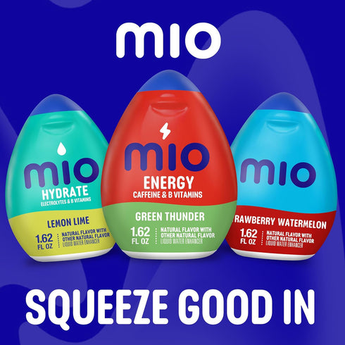 Mio Energy Liquid Water Enhancer, Green Thunder, 1.62 OZ, (Pack of 5)...