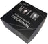 Groomsmen Gift Boxes Set of 2 (8x8x4 in) Empty Set with Silver Foil Design and Matching Proposal Cards for Asking The Groom's Team to Be in Weddin...