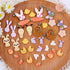 Puocaon Easter Polymer Clay Cutters - 18 Pcs Stud Clay Earring Cutters, Mini Chicken Eggs Baby Rabbit Clay Cutters for Polymer Clay Earrings, 3D P...