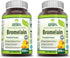 Herbal Secrets Bromelain 500 Mg 120 Tablets Supplement | Pack of 2 | Non-GMO | Gluten Free | Made in USA...