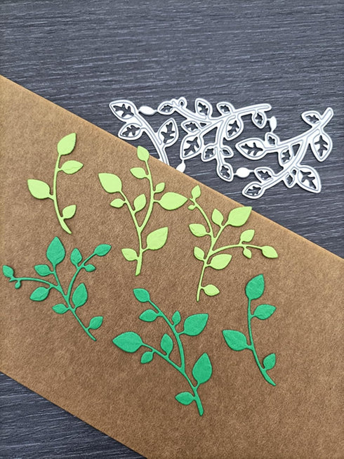 Leaf Metal Cutting Dies Stencils Plants Leaves Embossing Metal Die Cuts Template Molds for Card Making Paper Scrapbooking Album Crafts Thanksgivin...