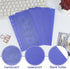 A6 Blue Cash Envelope, 2 Sets 6 Hole Budget Loose Leaf Binder Pockets Index Envelopes for Budgeting Money Saving (3 Set, 15 Pockets)...