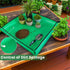 Repotting Mat for Indoor Plant Transplanting and Mess Control 27"x 27" Thickened Waterproof Potting Tray Foldable Succulent Potting Mat Portable G...