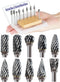 10Pcs 1/8" Shank Carbide Burr Bits Compatible with Dremel Bits Metal Grinding Bits Wood Stone Carving Cutting Engraving Grinder Kit Attachment Rot...