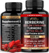 Berberine with Ceylon Cinnamon 10000 mg with Apple Cider Vinegar | Hawthorn Berry | Citrus Bergamot | Bitter Melon - 15-in-1 Supplement for Heart ...