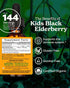 Herb Pharm Kids Certified-Organic Alcohol-Free Black Elderberry Glycerite Liquid Extract, 1 Ounce (GLKELD01)...