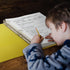 Samsill Durable 1 Inch Binder, Made in the USA, D Ring Binder, Customizable Clear View Binder, Yellow, Holds 225 Pages...