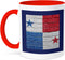 3dRose National Flag of Panama Painted onto a Brick Wall Panamanian Mug, 11 oz, Red...