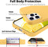 IceSword iPhone 12 Pro Max Case Yellow, Thin Liquid Silicone Shockproof Phone Case Cover, Bright Lemon Sun Citron Butter Cute, Drop Protective 6.7...
