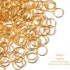 300 Pcs 10mm Open Jump Rings Gold Plated Jump Rings for Jewelry Making Single Ring Bulk for DIY Craft Earring Necklace Bracelet Pendant Choker Jew...