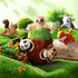 7 Pieces Dog Squeaky Toys Squeaky Hide and Seek Activity Puppy Chew Toys Plush Dog Toy Plush Stuffing Woodland Friends Stuffing with Squeakers for...