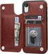 iPhone XR Wallet Case with Card Holder, Premium PU Leather Kickstand Card Slots Case,Double Magnetic Clasp and Durable Shockproof Cover for iPhone...