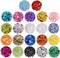 CCINEE 9460 PCS Cup Sequins Bulk, Mixed Colors Loose Sequins for Embroidery Crafts 6MM Rainbow Spangles with Holes for DIY Sewing Making...