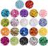 CCINEE 9460 PCS Cup Sequins Bulk, Mixed Colors Loose Sequins for Embroidery Crafts 6MM Rainbow Spangles with Holes for DIY Sewing Making...