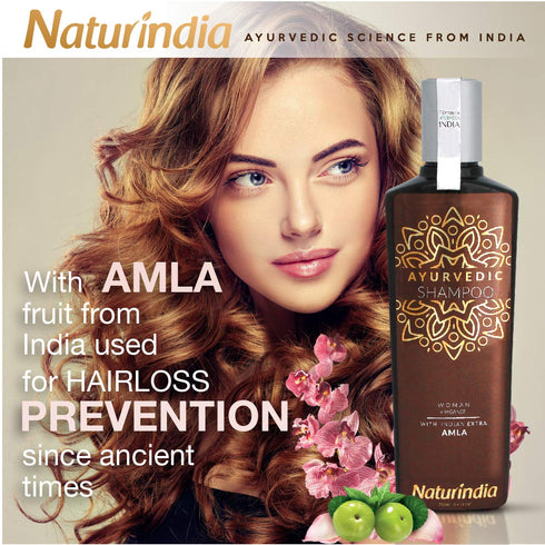 Ayurvedic Organic Shampoo for Hair Growth Amla Indian Vitalize Formula for Shiny and Strong Hair with Vitamin C and B-Complex natural herbs from I...