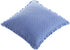 Brielle Home Ravi Stone Washed Solid Diamond Stitched Quilted Euro Sham, Euro, Cobalt...
