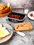 Butter Dish with Lid for Countertop, AISBUGUR Metal Butter Keeper with Stainless Steel Multipurpose Butter Knife, Large Butter Container with Doub...