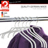 MAWA Ft Reston Lloyd Silhouette Series Non-Slip Space Saving Clothes Hanger for Shirts and Dresses, Style 41/F, Set of 10, White...