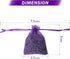 French Lavender Sachets for Drawers and Closets Fresh Scents, Set of 16, Home Fragrance Sachet for Wardrobes Closets, Purple, LV-A-1...