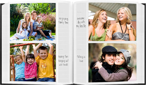 Pioneer Photo Albums 200-Pocket European Bonded Leather Photo Album for 5 by 7-Inch Prints, Black...