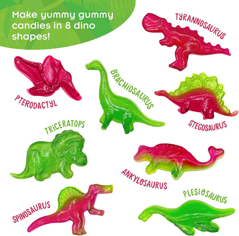 Thames & Kosmos Dinosaur Gummy Candy Lab, Tasty Labs STEM Experiment Kit, Make Your Own Dinosaur-Shaped Gummies, Explore Chemistry in Cooking, Saf...