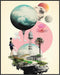 Posterizer 1 pcs-surreal sci-fi futuristic collage-Abstract & Modern Art-Retro Art-Gift for Men Women Entrepreneur Teens-Decor for Home & Office- ...
