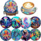 croshom 8 Pcs Ocean Creatures Diamond Art Painting Coasters Kits with Holder Ocean Creature Diamond Art Coaster with Cork Bases for Adults Diamond...