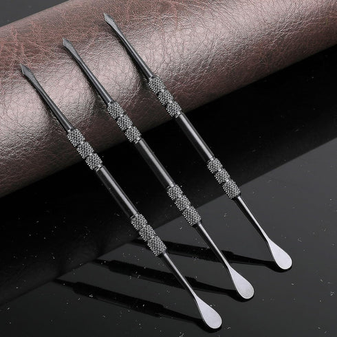 3 Pieces Wax Carving Tools, Double-Headed Wax Molding Sculpting Tool Stainless Steel Clay Carving Tool Spoon Kit for Wax Jewelry Making Supplies, ...