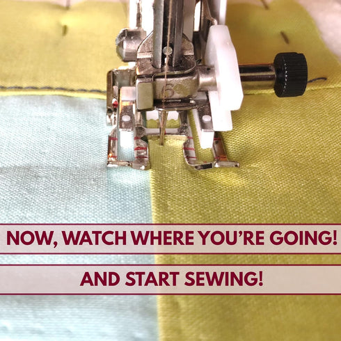 Madam Sew Open Toe Walking Foot for Quilting and Sewing Through Multiple Layers & Match Prints | Walking Foot Sewing Machine for Low-Shank Sewing ...