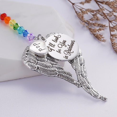 Loss of Father Gift, Grief Gift, Sympathy Gift, Dad Remembrance Rear View Mirror Car Charm, Father Memorial Gift, Bereavement Keepsake, Condolence...