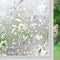 Niviy Window Film Floral Stained Glass Window Privacy Film 17.7 x 78.7 inches Front Door Decorative Glass Privacy Film Removable Static Cling Anti...