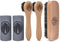 Baseball Glove Brush and Applicator Kit (5 Pack) - 1 Large Horsehair Brush for Basic Scrubbing - 2 Dauber Brushes for Oil and Conditioner Applicat...