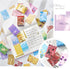 6 Sets 300 Pcs Washi Stickers Set Cute Aesthetic Sticker Book for Journaling, DIY Decorative Paper Sticker Decals for Bullet Journal Art Scrapbook...