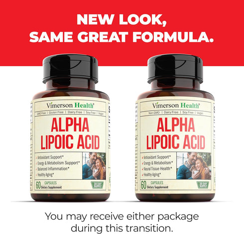 Alpha Lipoic Acid - ALA Nerve Support Supplement 650mg for Inflammation, Energy, Metabolism, Antioxidant & Aging Support. High Potency Alpha-Lipoi...