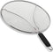 13" Grease Splatter Screen for Cooking | Stainless Steel Oil Splatter Guard and Ultra-Fine Mesh Protects Skin from Burns | TPR Tight-Grip Handle (...