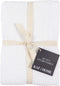 KAF Home Deluxe Popcorn Terry Kitchen Towels, Cotton Kitchen Dish Towels, Set of 4, White...