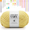 300g Easy Yarn for Crocheting, Chunky Thick Cotton Yarn Cotton-Nylon Blend Yarn Easy to See Stitches with Crocehting Accessories for Crocheting Be...