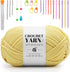 300g Easy Yarn for Crocheting, Chunky Thick Cotton Yarn Cotton-Nylon Blend Yarn Easy to See Stitches with Crocehting Accessories for Crocheting Be...