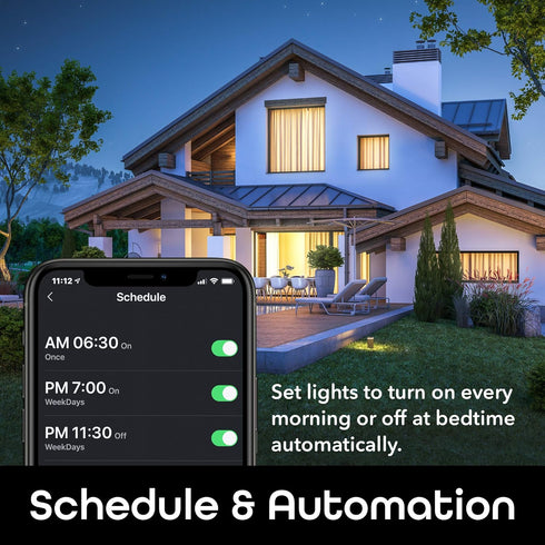 Geeni Smart Light Bulb - Alexa and Google Home Compatible, Tunable White LED Programmable and Dimmable WiFi Light Bulb, App Controlled (ST19-2 Pac...
