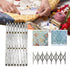 Expanding Sewing Gauge, Equal Space Divider Sewing Aluminum Sewing Gauge Button Guide Tool for Quilting Craft Pleat Button Spacer Tool Sewing...