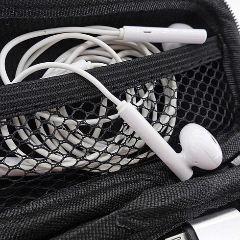 USB Flash Drive Case Bag, EVA Shockproof, Pressure Proof and Waterproof Hard Carrying Travel Case Bag for USB Cable, Earphones, Memory Cards, U Di...