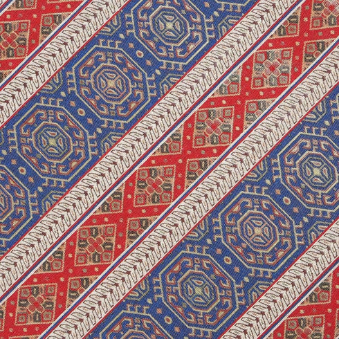 Boho Throw Pillow Covers Red and Blue - 18 x 18 Inches Decorative Kilim Pillows, Oriental Room Decor for Couch, Bohemian Outdoor Case for Farmhous...