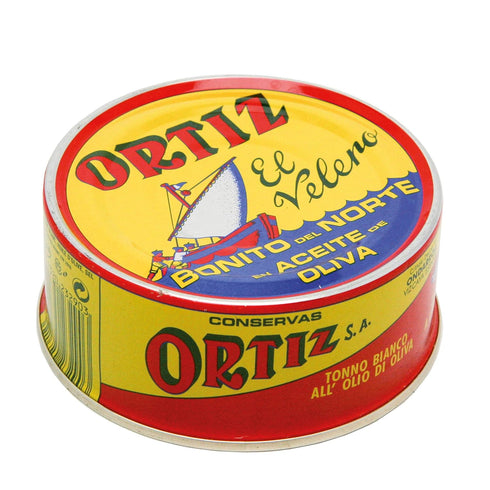 Ortiz White Tuna in Olive Oil, Fresh Tender Slices, Spanish Wild Caught Tuna, High in Protein and Omega 3 Fats, Excellent in Salad, Pasta or Sandw...