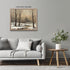 Posterizer 1 pcs-snowy jungle in winter in oil painting style-13-Landscape & Nature Art-GIft for Men Women Teens-Dining Room Decor- unframed wall ...