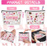 12 Pcs Singer Makeup Bag for Girls Singer Fans Cosmetic Bag Inspired Travel Makeup Bag Portable Stationery Storage Organizer for Women Teen Mercha...