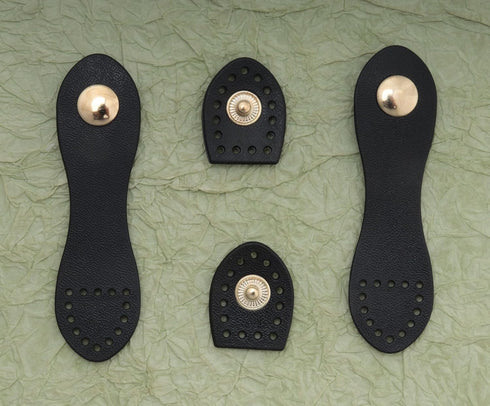 Ruwado 2 Pairs Snap Buttons Bag Strap Snap Buckle Sew on Closure Purse Fasteners for DIY Crafting Purse Wallet Bags Tote Notebook Jacket Purse Mak...