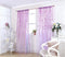 ICYANG Lavender Curtains Lilac Leaf Purple Vine Willow Tulle Room 78.6 x 39.3 Inch Sheer Drape Panel Valances for Living Room Bedroom Balcony Door...